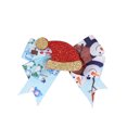 thumbnail image 5 of Pinzas para el cabello JAMW con lazos navideños para niña Santa árbol de Navidad y gorra estilos de alce, 5 of 5
