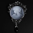 thumbnail image 6 of CIYISON Vintage Cameo Brooch Pin Pendant Antique Enamel Pins for DIY Bags Clothes Badge, 6 of 9