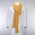 thumbnail image 6 of Scarf With Sleeves For Women Double Sleeve Scarf Knitted Cable Crochet Multifunctional Shawl Sweaters With Sleeves, 6 of 8