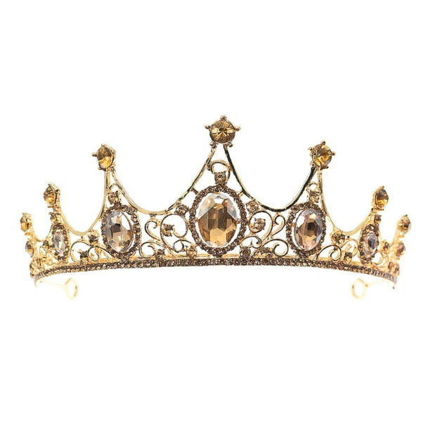 Corona de cumpleaños para mujer, diademas de fiesta de princesa con diamantes de imitación de boda, accesorios para el cabello para mujeres y niñas