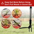 thumbnail image 5 of Stand Up Weed Puller Tool - 44" Long Handle with 4 Steel Claws, No Bend No Kneel Weeding, Heavy Duty Root Remover for Lawn & Garden, Chemical Free, Easy Storage, 5 of 6