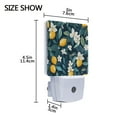 thumbnail image 4 of Yayeee LED Night Light for The Home Plug in With Light Sensors 2 Pack, Floral Lemon, 4 of 6