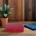 thumbnail image 4 of unbranded Caja De Almacenamiento Roja De Falsa Para Collar, Y Pendientes, 4 of 8