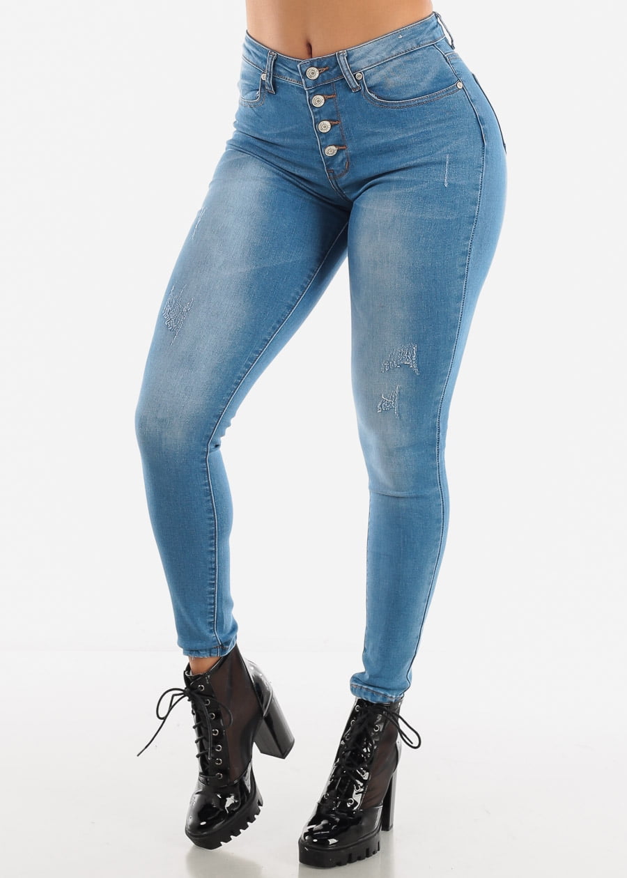 High waisted shaping jeans Clearance