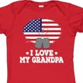 thumbnail image 4 of Inktastic I Love My Grandpa Military Grandson Boys or Girls Baby Bodysuit, 4 of 5