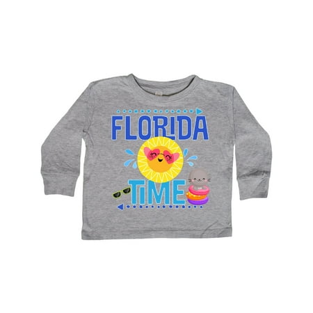 

Inktastic Florida Time Summer Vacation Gift Toddler Boy or Toddler Girl Long Sleeve T-Shirt