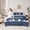 Blue White, variant on Homewish Happy Camping Twin Bedding Sets 7-Piece for Kids Children Teens,Adventure Car Bedding Comforter Set Microfiber,Lodge Cabin Breathable Sheet Sets,Super Cozy Room Decor,Reversible