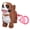 Brown White Black, variant on Safe Soft Electric Toy Dog With Talking Feature And Tongue Simulation