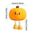thumbnail image 3 of Pumpkin Night Light, Cute Silicone Nightlight for Baby Toddler, Rechargeable LED Nursery Lamp with Timer, 3 Level Dimmable Soft Squishy Night Lamp Gift for Bedroom Kids Room Decor, 3 of 9