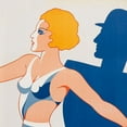 thumbnail image 3 of Unknown 20x20 Black Modern Framed Museum Art Print Titled - Vintage Film Posters: Tango Movies Tangoflickan - Detail, 3 of 5
