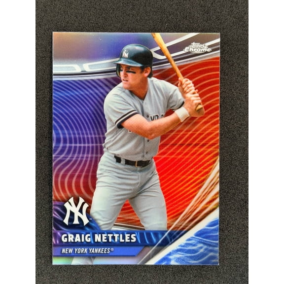 2026 Topps Chrome Chrome Rivals Away RVA-10 Graig Nettles New York Yankees Baseball Card New York Yankees MLB BASEBALL Trading Card