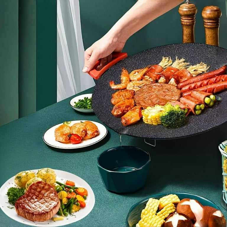 Maifan Stone Head Non-stick Electric Baking Tray, The Choice for Family And  Friends to Have Dinner