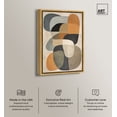 thumbnail image 2 of Ricole 2 Canvas Midcentury Abstract Wall Art by Art Remedy, Gold Frame, 30" x 45", 2 of 7