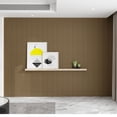 thumbnail image 3 of Dundee Deco Fluted 3D Wall Panels - Modern DIY Decorative Wooden Wall Panels - Easy to Install - Chestnut Brown - Set of 10, Covers 17 sq ft, 3 of 7