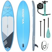 Pathfinder Vilano Inflatable SUP Stand Up Paddle Board, Fin, Pump, Paddle and Carry Bag
