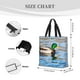 thumbnail image 3 of Balery Mallard Duck Swimming In A River Bolsa de Mano para Mujeres con Cremallera, Bolsa de Gimnasio con Compartimentos, Bolsa para Laptop, Bolsa para Trabajo, 3 of 7
