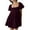 Purple-10, variant on STETMN Women's Summer Formal Dresses 2025 Elegant Short Sleeve Crew Neck Tiered A-Line Swing Dresses