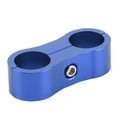 thumbnail image 4 of Hose Clamp, Length 44mm Hose Bracket Fitting, Durable 6AN Reusable Oil Line For Fuel Hose Blue, 4 of 8