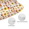 thumbnail image 3 of Hirioo Sunflower Rabbit for Women's PJ Pajama Pants Sleep Pants Women's Home Trousers with Pockets,S-3XL-3X-Large, 3 of 5