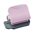 thumbnail image 1 of 6 Hole Portable Handheld Metal Daily Paper Puncher Loose Leaf 5 Sheet Capacity pink, 1 of 9