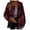 02 Red, variant on zfwon Check Jackets for Womens Plus Size Women's Lapel Collar Long Sleeve Fleece Checkered Button Down Jacket Coat Winter Warm Plush Cardigan Cover Up Blouse