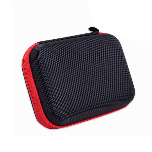 Billuyoard Bolsa de botella de aceite esencial de 1-3ml, Estuche de transporte portátil, soporte de almacenamiento para cosméticos, Almacenamiento y organización del hogar Rojo