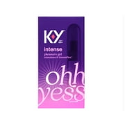 K-Y Intense Pleasure Gel Woman's Lubricant, 0.34 oz., Lube for women that will bring warming, cooling, or tingling sensations