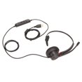 thumbnail image 1 of Casque d'Affaires USB, Appels HD Simple Face ENC Noise Annulation Casque de Service à la Clientèle Volume Réglable Haut-Parleur pour Téléconférence, 1 of 8