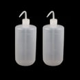 thumbnail image 3 of Uxcell 2Pcs 1000ml Plastic Sharp Beak Elbow Squeeze Bottle Succulents Watering Clear, 3 of 5