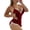 Wine, variant on Womens 2 Piece Pajama Sets Soft Lingerie Sleepwear Lace Trim Cami Tops and Shorts Set Pj Nightwear Loungewear
