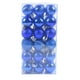thumbnail image 1 of DYIOO - Bolas navideñas de plástico sólido irrompibles, preencordadas con gancho, colgantes para fiestas navideñas, coronas, mesas y árboles (36 unidades, 40 mm/1,57 pulgadas, azul), 1 of 8