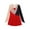 Red, variant on iEFiEL Girls Rhinestone Figure Skating Dress Long Sleeve Gymnastics Skirted Leotard Dancewear