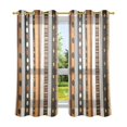 thumbnail image 6 of Yayeee Window Curtains Light Filtering 63"x52" Grommet Panel Pair Home Living Room Decor, Abstract Dots, 6 of 7