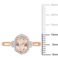 thumbnail image 2 of Everly Women's Morganite 10K Rose Gold Engagement Ring, 2 of 7