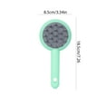 thumbnail image 2 of Shampoo Brush Scalp Massager, Hair Massager Head Scrubber Scalp Brush, Wet, Dry Manual Scalp Care Brush, Silicone Shower Hair Brush, Soft Comb for Women, 2 of 9