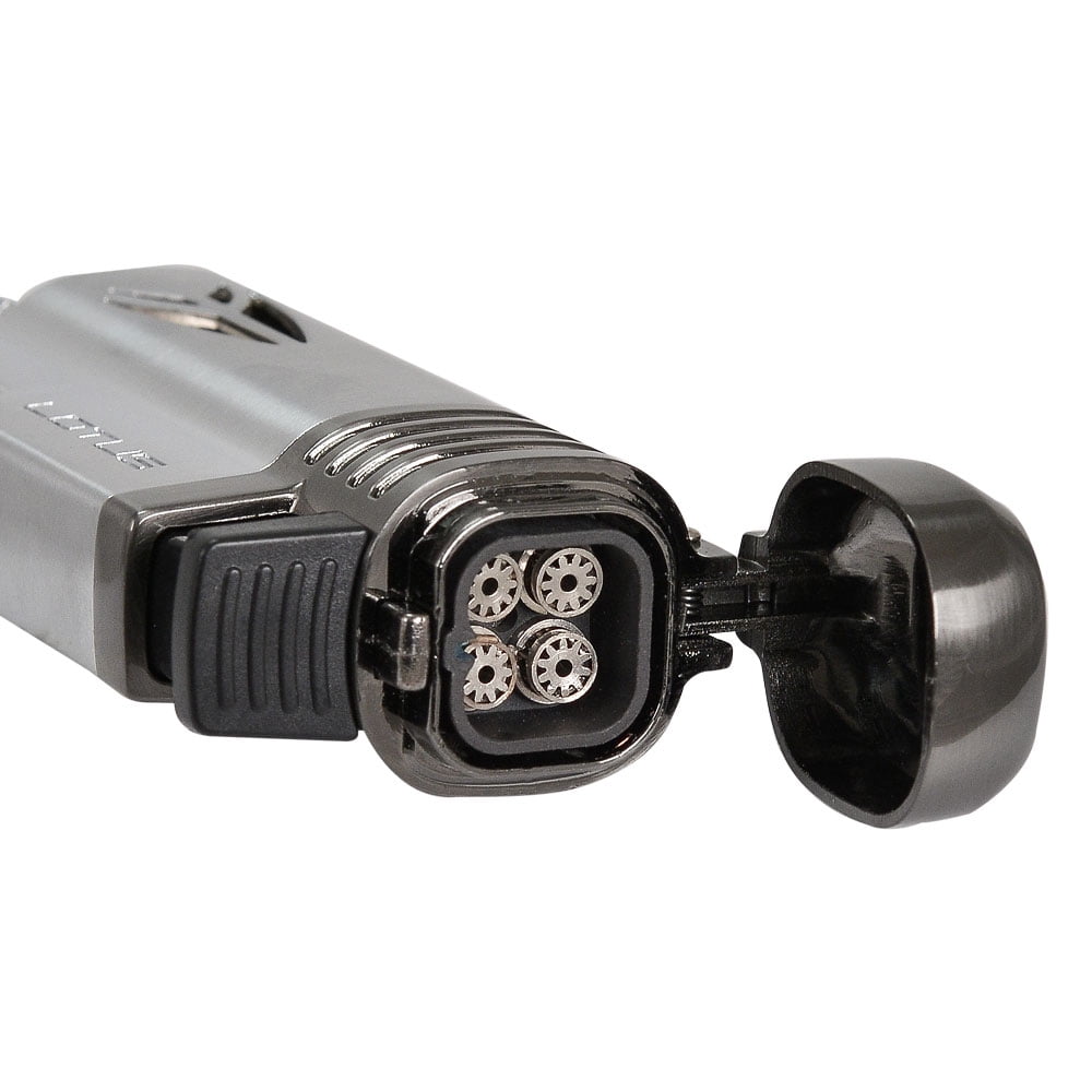 Lotus Lighter Defiant L65 Quad Jet Lighter w/ Cigar Punch