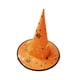 thumbnail image 2 of Sombrero de bruja de Halloween, sombrero de hechicera gótica de ala ancha, sombrero puntiagudo cómodo para Naranja, 2 of 9