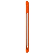 iPad Air 4 2020 Case with Pencil Holder, Shockproof Heavy Duty Case Lightweight Silicone Case for iPad Air 4 10.9 inch 2020 [Support 2nd Gen Pencil Wireless Charging] - Orange