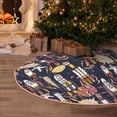 thumbnail image 5 of Sikiie Cartoon Space 1 Nativity Christmas Tree Skirt, Jesus Christian Winter Holiday Tree Mat Decoration(30-48IN)30", 5 of 6