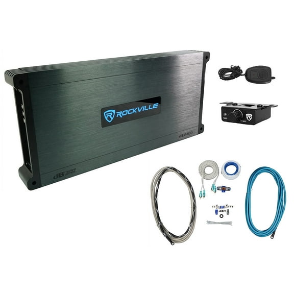 Rockville DBM65 6-Channel 2600w Rated Marine/Boat Amplifier Amp Wire Kit