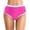 C-Hot Pink285, variant on DHFJKG High Waisted Swimsuit Bottoms Women Color Block High Cut Swim Briefs Tummy Control Bikini Bottom Stylish Beachwear