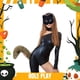 thumbnail image 4 of Colgante de cola de animal 3D para Halloween, con pompones y soporte para mujer, cola peluda de moda, 50 cm, cola de peluche para Halloween, 4 of 5