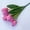 D, variant on 7 Large Orange Red Tubular Tulips by Dusknt Real Artificial Flowers 7 Heads for Home Decor Wedding Centerpieces Table Arrangements
