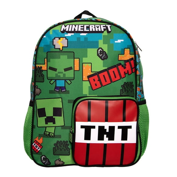 Mochila Primaria Ruz Minecraft