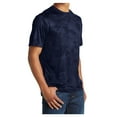 thumbnail image 4 of Mens Moisture Wicking CamoHex Polyester T-Shirt True Navy M, 4 of 8