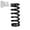 550LBS for 190/200MM, variant on DEYISI Heavy Duty Rear Shock Absorber Spring 30Mm Diameter 350 650 Lbs Capacity