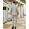 thumbnail image 5 of COOFANDY Mens Casual Suits 2 Piece Set One Button Dress Suits for Graduation Wedding Business, 5 of 6