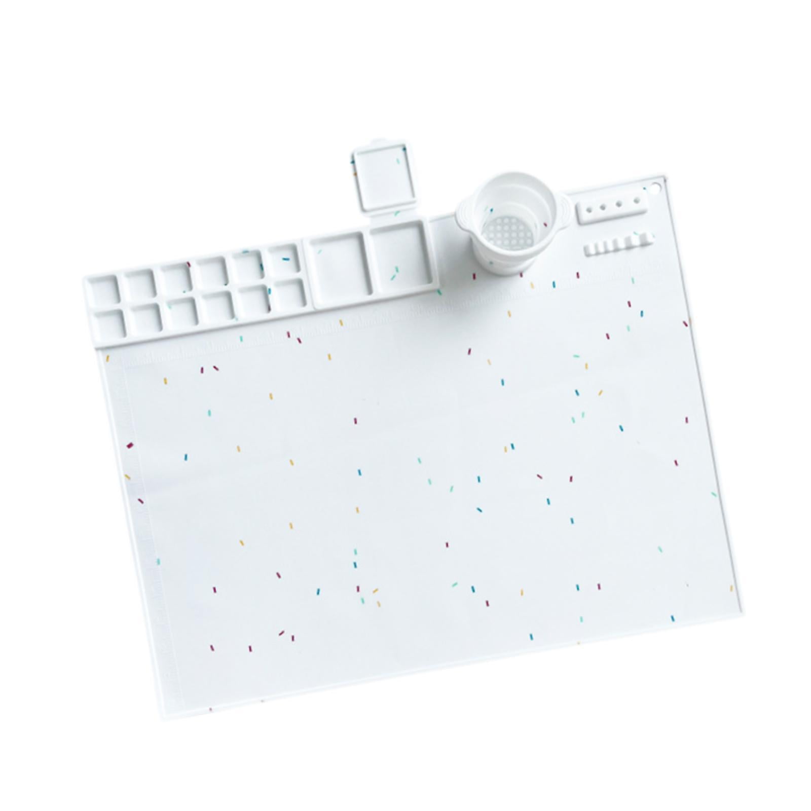 Sharprepublic Silicone Craft Mat Counter Mat Silicone Artist Mat for DIY Clay Project Kids
