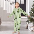 thumbnail image 6 of Soft Big Kids Onesie Pajamas Cozy Loose-Fit Jumpsuits for kids with Pockets for Christmas Lounge & Play Cute Frogs on Lily Pads, 6 of 8