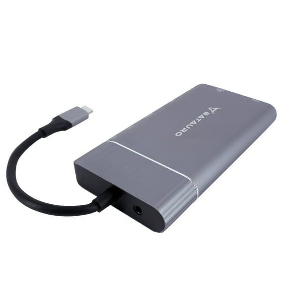 Adaptador Hub USB-C Batauro 1 x HDMI 1 x VGA 2 x USB 3.0 1 x PD 1 x LAN 1 x SD 1 x 3.5mm
